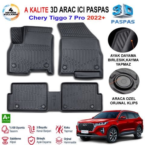 Tiggo 7 Pro 3D Paspas Havuzlu Pro 2022 Sonrası