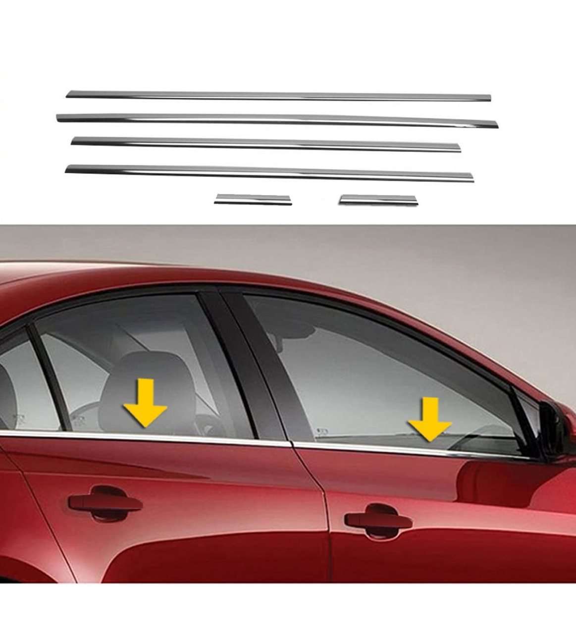 Chevrolet Cruze Cam Çıtası Kromu Nikelajı