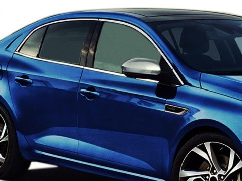 Renault Megane 4 Cam Çıtası Kromu Çerçevesi Komple Set 12 Parça