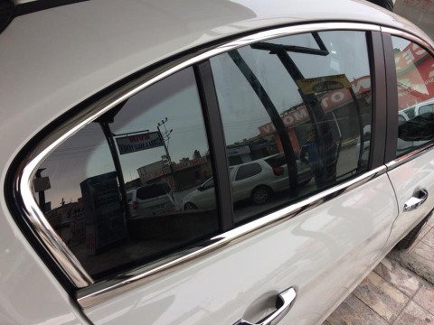 Fiat Egea HB Cam Çıtası Çerçevesi Komple Set Kromu Nikelajı 8 Parça