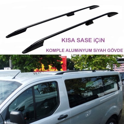 Ford Custom Üst Port Bagaj Tavan Çıtası Kısa Siyah 2012 Sonrası