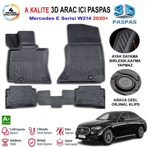 Mercedes E Serisi w214 3D Paspas Havuzlu Pro 2020 Sonrası