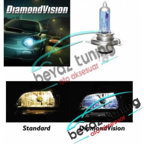 H3 Far Ampulü Philips 12V 55W Diamond Vision Xenon Efekt