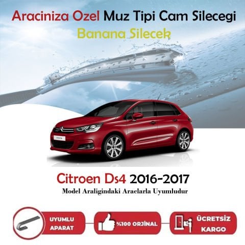 Citroen DS4 Muz Silecek Takımı 2016-2017
