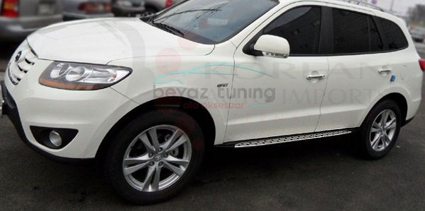 Hyundai Santa Fe Yan Basamak Koruma Oem Orjinal Bmw Tip Noktalı