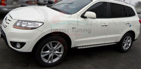 Hyundai Santa Fe Yan Basamak Koruma Oem Orjinal Bmw Tip Noktalı