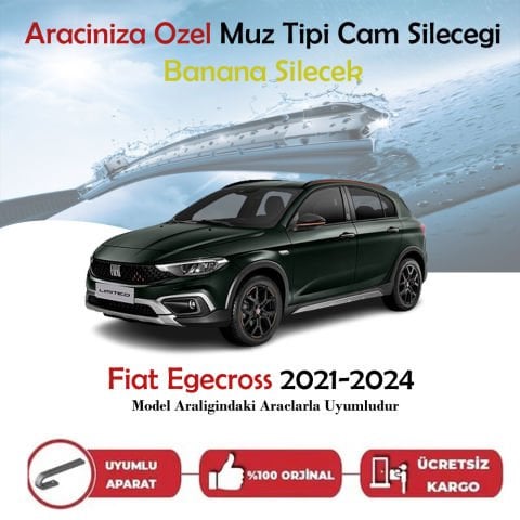 Fiat EgeaCross Muz Silecek Takımı 2021-2024