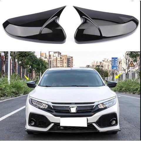 Honda Civic Fk7 Yarasa Ayna Kapağı Piano Black Parlak Siyah