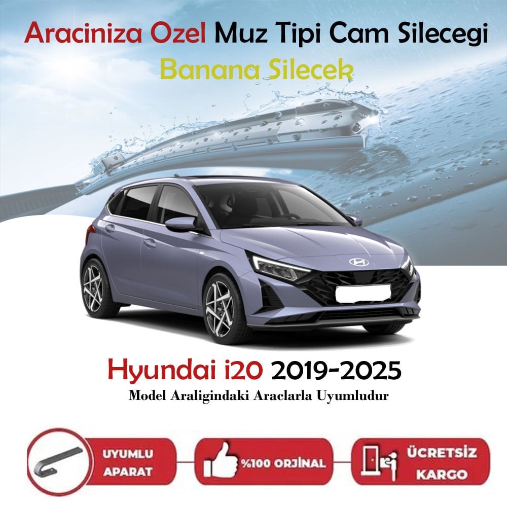 Hyundai İ20 Muz Silecek Takımı 2019-2025