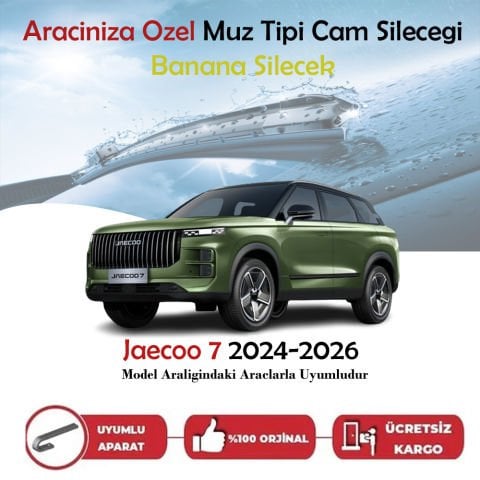 Jaecoo 7 Muz Silecek Takımı 2024-2026