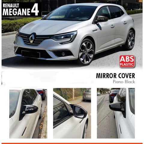 Renault Megane 4 Yarasa Ayna Kapağı Batman Parlak Siyah Piano Black