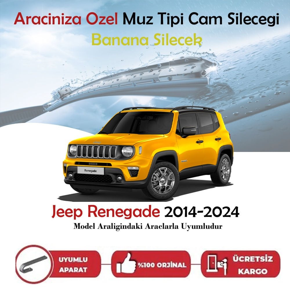 Jeep Renegade Muz Silecek Takımı 2014-2024