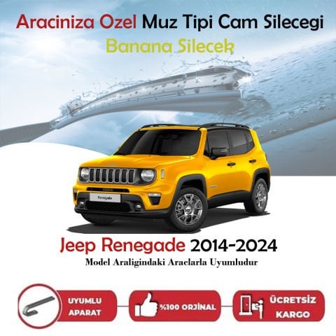 Jeep Renegade Muz Silecek Takımı 2014-2024