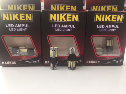 T10 Led-Park Ampul Ledi-Plaka Ampul Ledi Canbus Beyaz Yeni Nesil