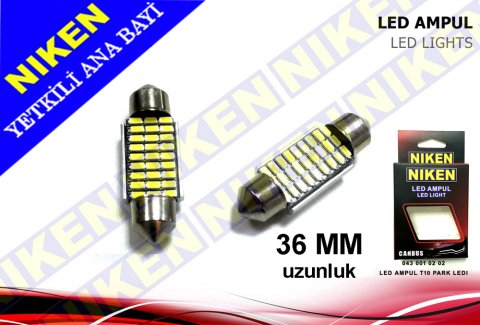 Sofit Led Ampul 27 Ledli Ultra Beyaz 36mm