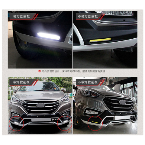 Hyundai ix35 Ön Arka Tampon Koruma Oem Stil Ledli 2009-2016