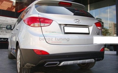 Hyundai ix35 Arka Koruma Difüzör Orjinal Oem Çift Egzozlu