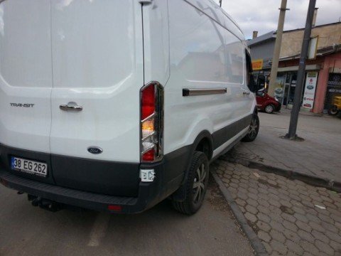 Ford Transit Stop Çerçevesi Kromu Nikelajı 2014 Sonrası