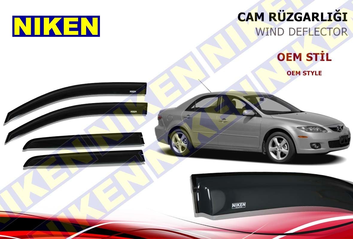 Mazda 6 Cam Rüzgarlığı 2008-2012 Arası Niken