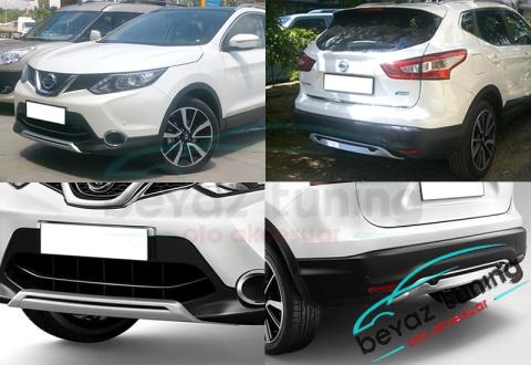 Nissan Qashqai Ön Arka Tampon Koruma Difüzör 2014-2017