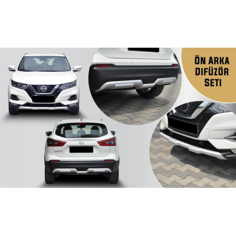 Nissan Qashqai Difüzör Ön Arka Tampon Koruma 2018 Sonrası