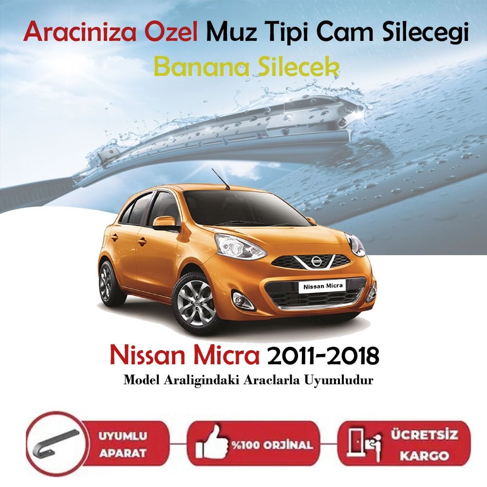 Nissan Micra  Muz Silecek Takımı 2011-2018