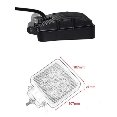 Niken Kare Led Çalışma Lambası 9 Ledli Off Road Sis Lambası