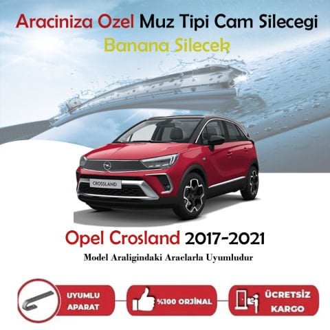 Opel Crosland Muz Silecek Takımı 2017-2021