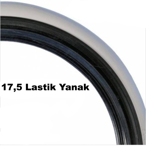 Atlas Lyon Lastik Yanağı Beyaz - Siyah Yanak 17,5Jant