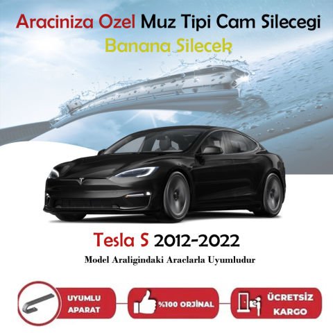 Tesla S Muz Silecek Takımı 2012-2022