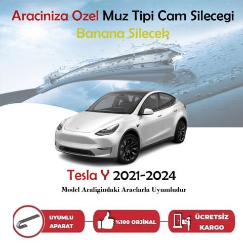 Tesla Y Muz Silecek Takımı 2021-2024
