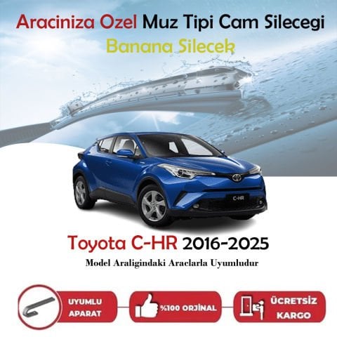 Toyota C-HR Muz Silecek Takımı 2016-2025
