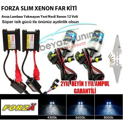 H27 881-880 6000K Xenon Far Kiti İnce Balans 12 V Forza