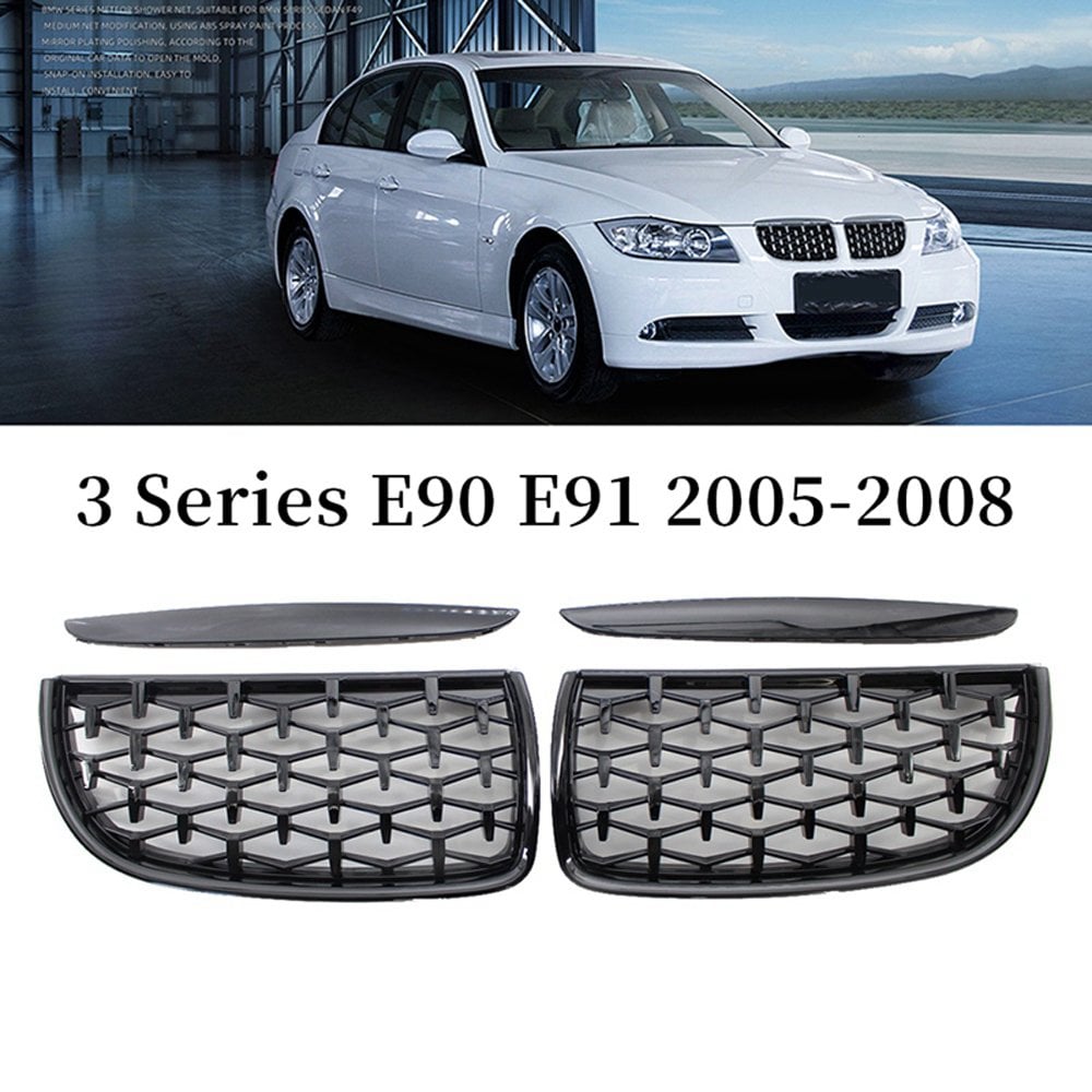 Bmw 3 Serisi E90 Ön Panjur Böbrek Diamond Model OEM 2005-2008