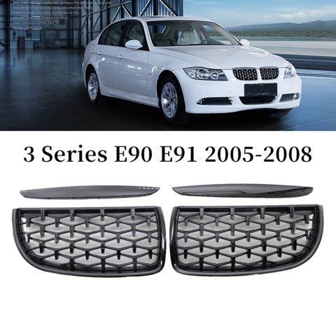 Bmw 3 Serisi E90 Ön Panjur Böbrek Diamond Model OEM 2005-2008