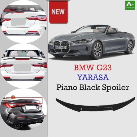 BMW G23 Uyumlu Yarasa M4 Bagaj Üstü Spoiler Pianoback