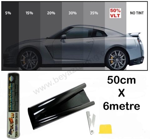 Cam Filmi 50 cm x 6 Mt. Black %20