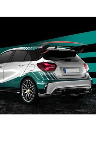 Mercedes W176 A Serisi  Spoiler Kanat Piano Black A180-A200-A260 Uyumlu