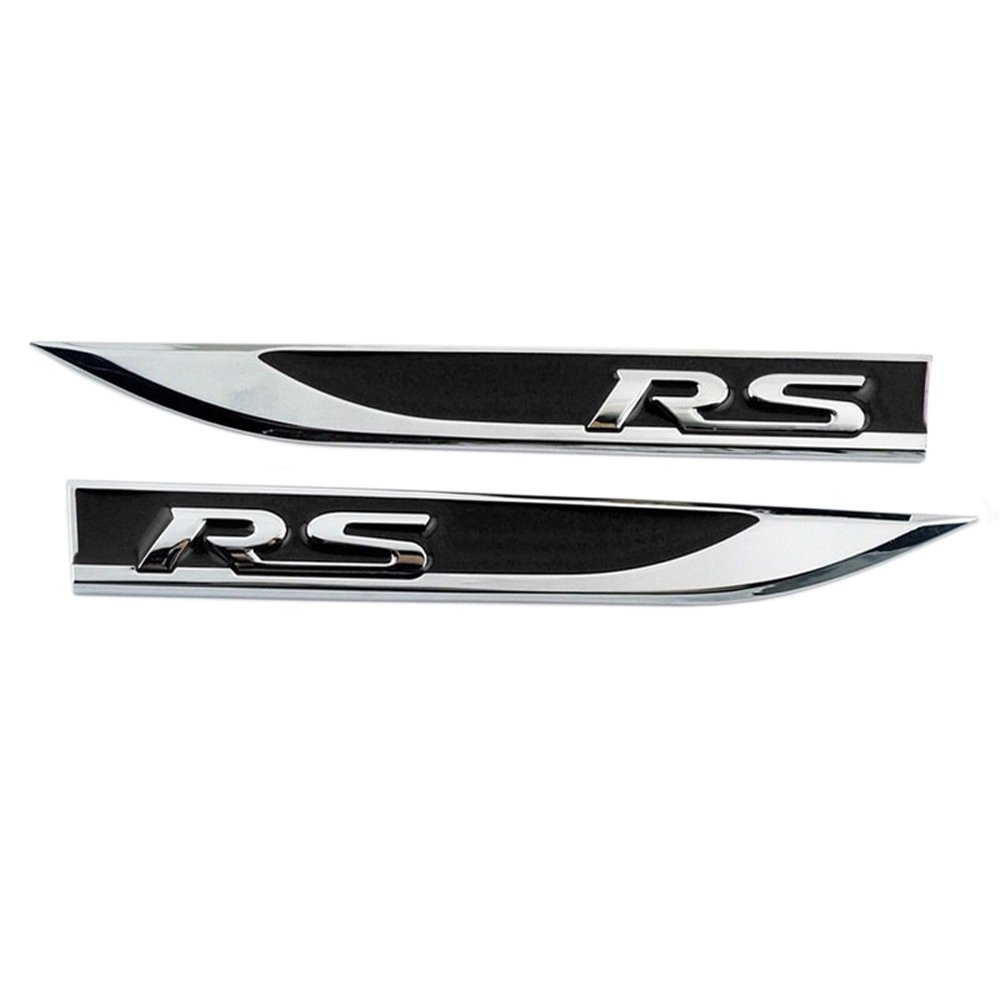 RS Çamurluk Logosu Arması Siyah-Krom