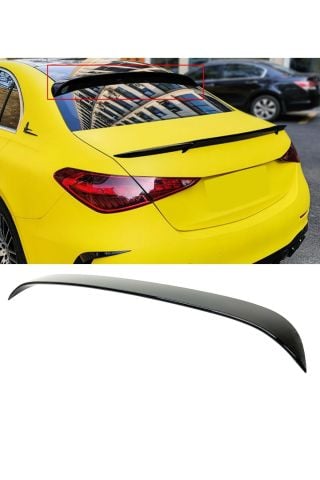 Mercedes C Serisi W206 Cam Üstü Spoiler Piano Black 2022 Sonrası