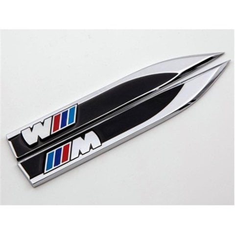 M3 Çamurluk Logosu Arması Siyah-Krom