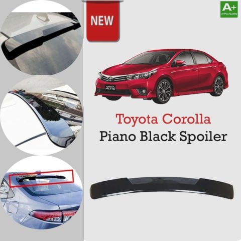 Toyota Corolla Bagaj Üstü Spoiler Jdm Piano Black 2019 Sonrası