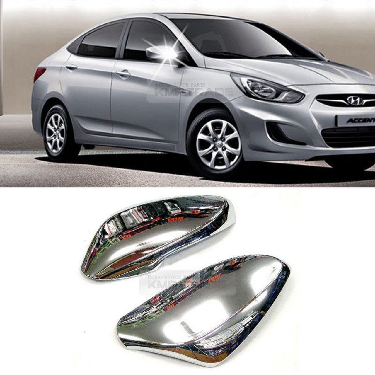 Hyundai Accent Blue Ayna Kapağı Krom Nikelajı