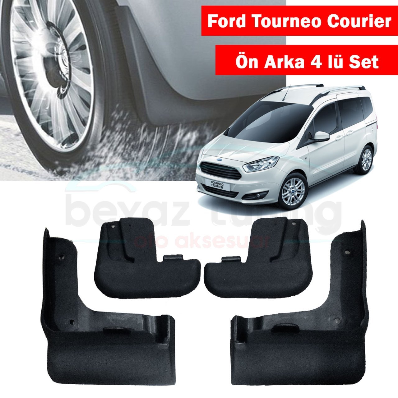 Ford Courier Paçalık Tozluk Çamurluk Ön-Arka Set