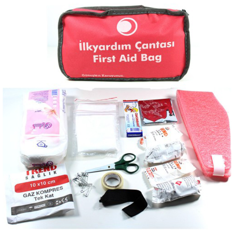 İlkyardım Çantası Muayeneye Uygun Ecza Çantası