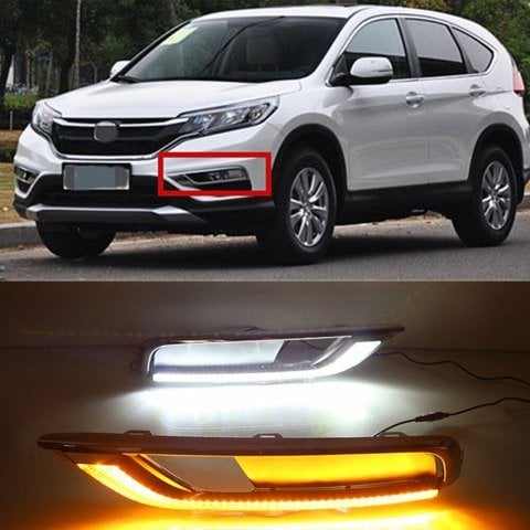 Honda CRV Ledli Sis Farı Çerçevesi Oem Tip 2013-2016