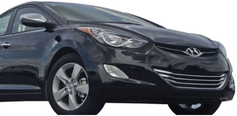 Hyundai Elantra Ayna Kapağı Krom Nikelajı 2010-2015