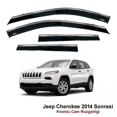 Jeep Cherokee  Kromlu Cam Rüzgarlığı Niken 2014 Sonrası