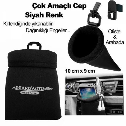 Akıllı Kese Organizer Cep Siyah