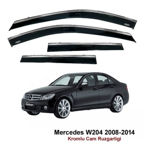 Mercedes C Class Kromlu Cam Rüzgarlığı Niken 2008-2014